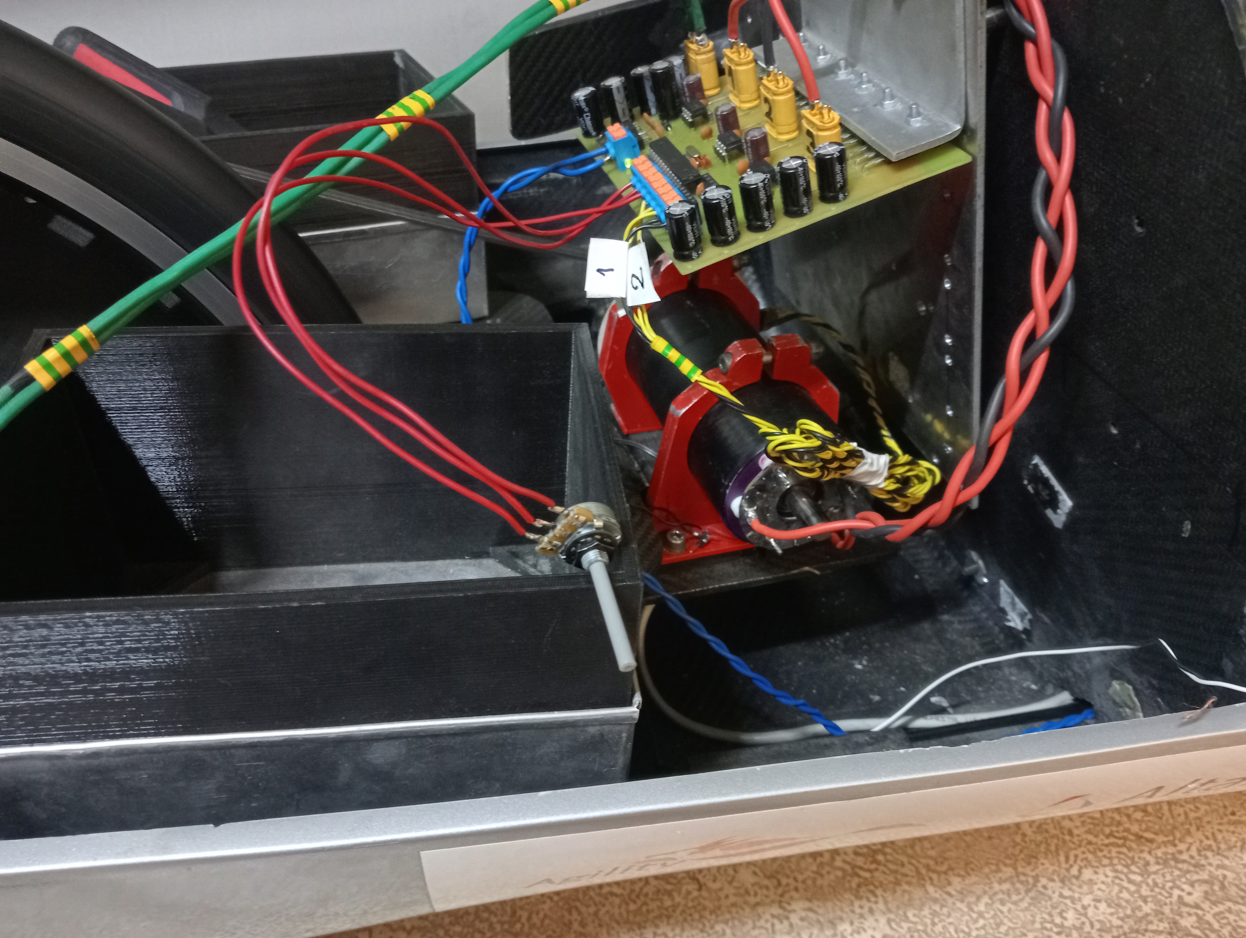 Első próba valódi terheléssel.